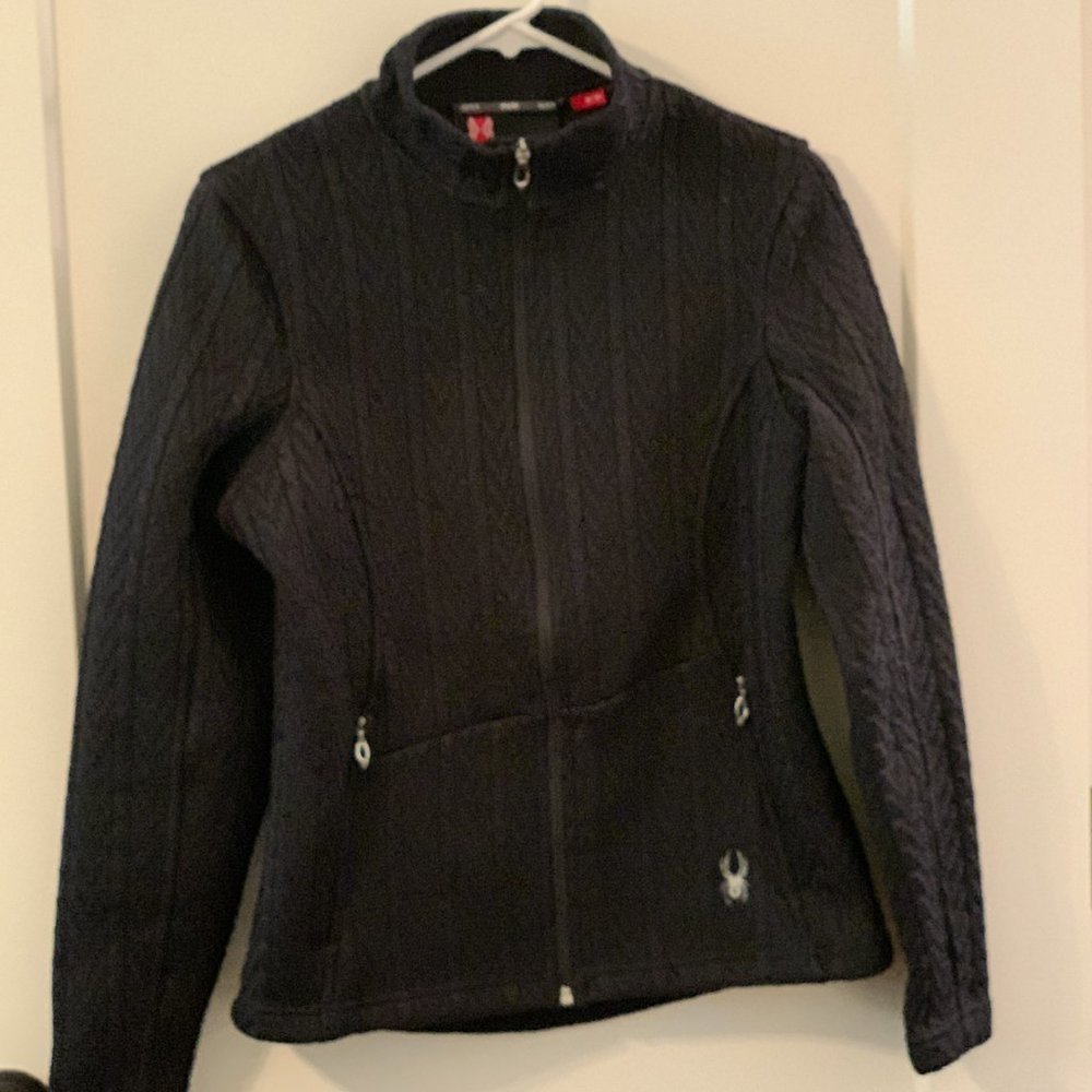 Spyder Endure Full-Zip Mid Weight Core Sweater Women's in Black, Size M